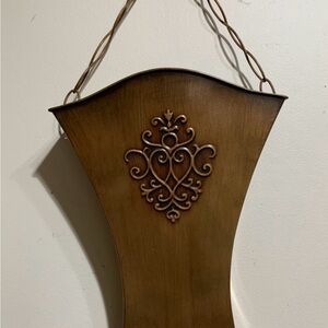 Southern Living at Home Flower Market Door Bucket Metal Hanging Basket Decor 13”